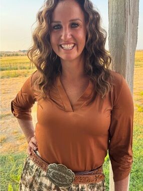Sterling Kreek Classic Charm Top - Rust